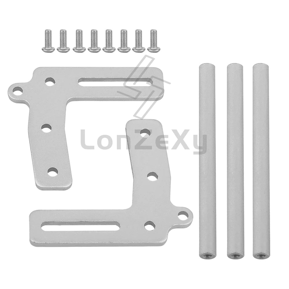 Aluminum Front Bumper Bull Bars for 1/10 RC Crawler Axial SCX10 TRX4 LCG Chassis FJ40 Dodge Power Wagon Cab Cliffhanger Body