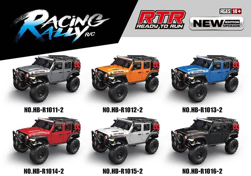 Upgraded R1011/R1012/R1013/R1014/R1015/R1016 Remote Climbing Off Road Vehicle 1:10 Professional Rc 4wd Car Model Boy Toys Gift