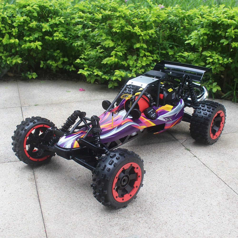 New Aarrival 1/5 Scale Gas Petrol Engine Powered RC Car High Speed Remote Control Buggy Rofun Baha Rovan Baja 5B 29CC