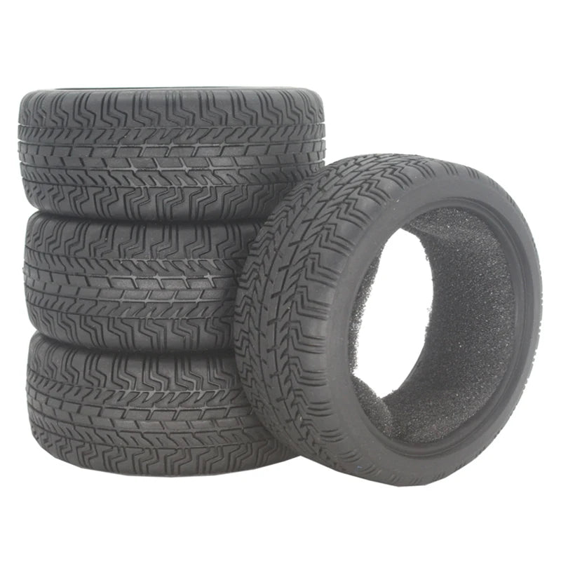 1:10 Scale RC model Car parts On Road 26mm High Grip Rubber Tires Fit HSP HPI HIMOTO REDCAT Racing for HSP 94123/94122/94103