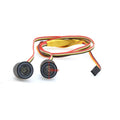 RC LED Light Kit Headlights Angel Eyes with 12 Modes for Traxxas TRX-4 Axial SCX10 RC4WD 1/10 RC Rock Crawler Car Accessories