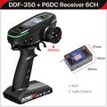 DUMBORC DDF-350 Transmitter with Receiver 2.4G 10CH Digital Radio Remote Controller for RC Car Boat Tank LCD FHSS System