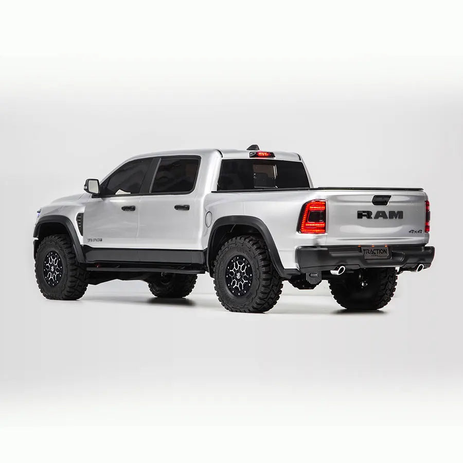 KM Rraction Tyrannosaurus RAM 1500 Simulation 1/8 Remote Control Electric Four-Wheel Drive Climbing Car Pickup Off-Road Vehicle