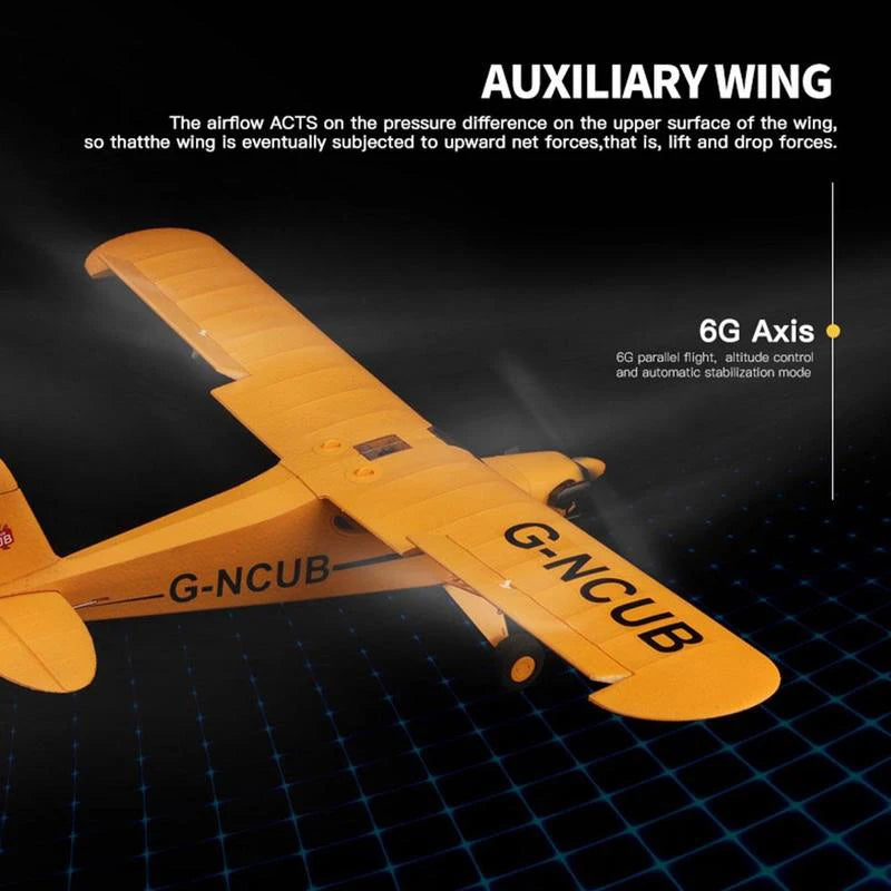 Hot Sale RC Plane RTF 2.4G Brushless Motor 3D/6G Remote Control Airplane  Wltoys A160 Upgraded J3-CUB Ready To Fly