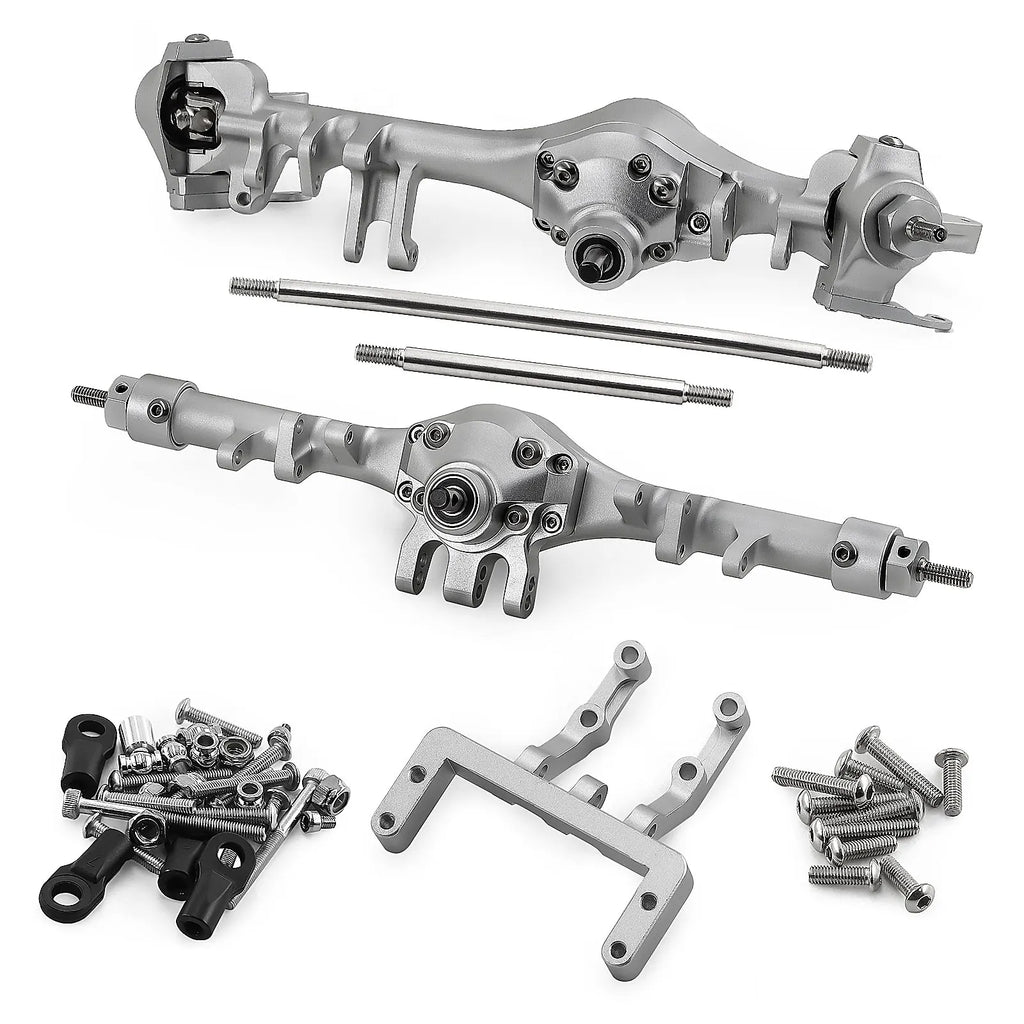 F10T CNC Aluminum Axle Set for Axial SCX10 II SCX10 III VS4-10  10.2 Complete Upgrade Axles Assembly for RC Crawler Truck Parts
