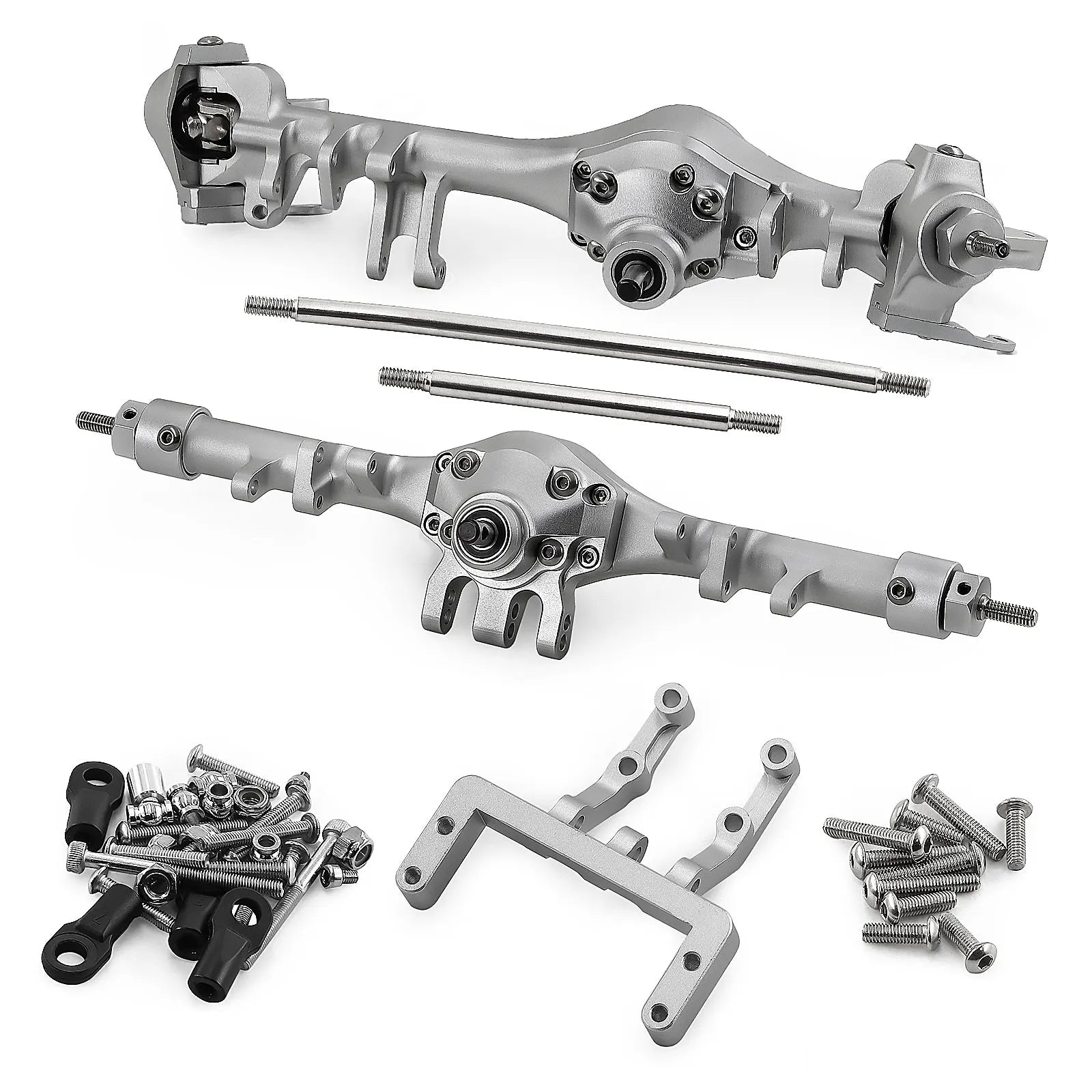 F10T CNC Aluminum Axle Set for Axial SCX10 II SCX10 III VS4-10  10.2 Complete Upgrade Axles Assembly for RC Crawler Truck Parts