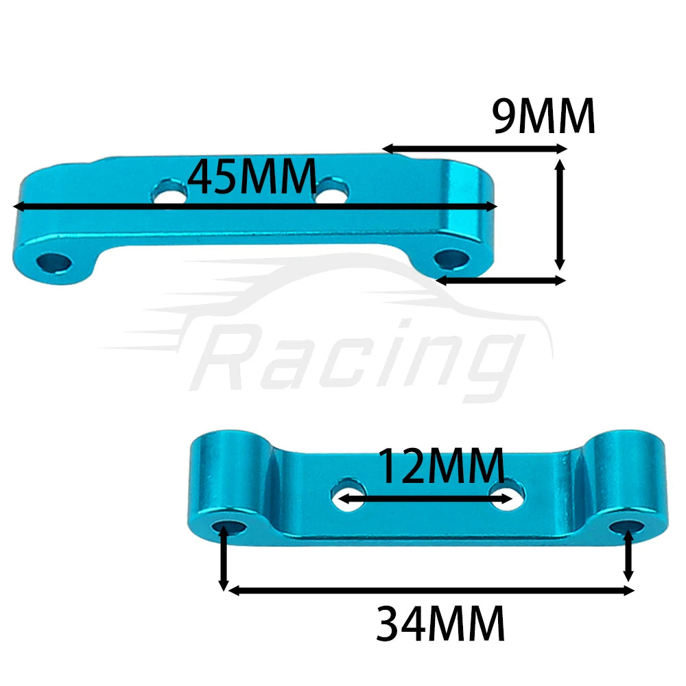 Metal Suspension Arms Steering Knuckle Gearbox Housing Motor Mount CVD Shaft for Tamiya TT01 TT-01 1/10 RC Car Upgrade Parts