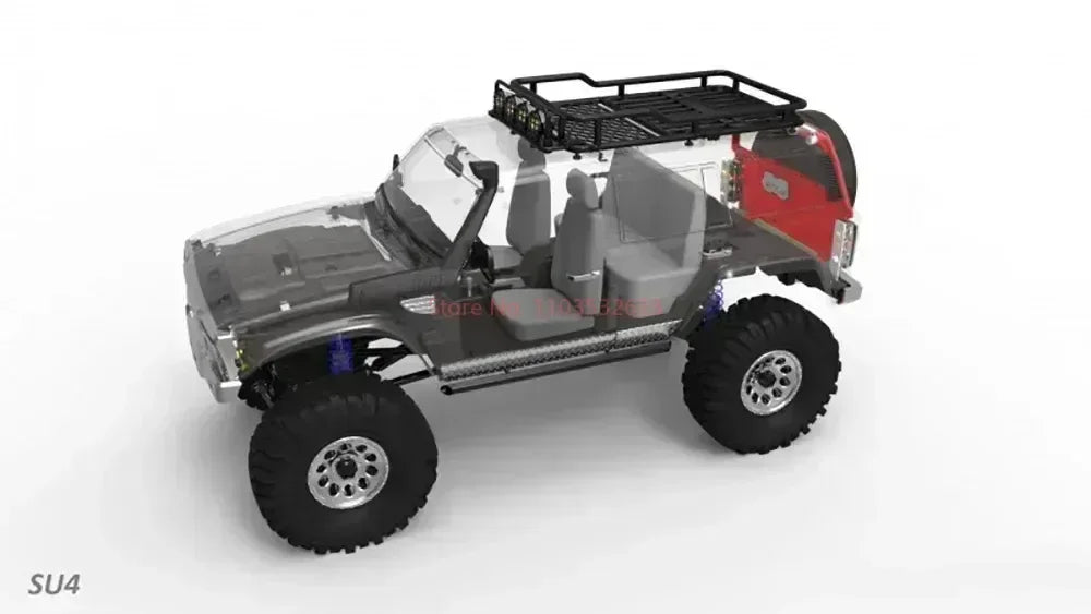 CROSSRC SU4 4WD 4X4 KIT 1/10 RC Electric Remote Control Model Car Crawler Adult Children's Toys