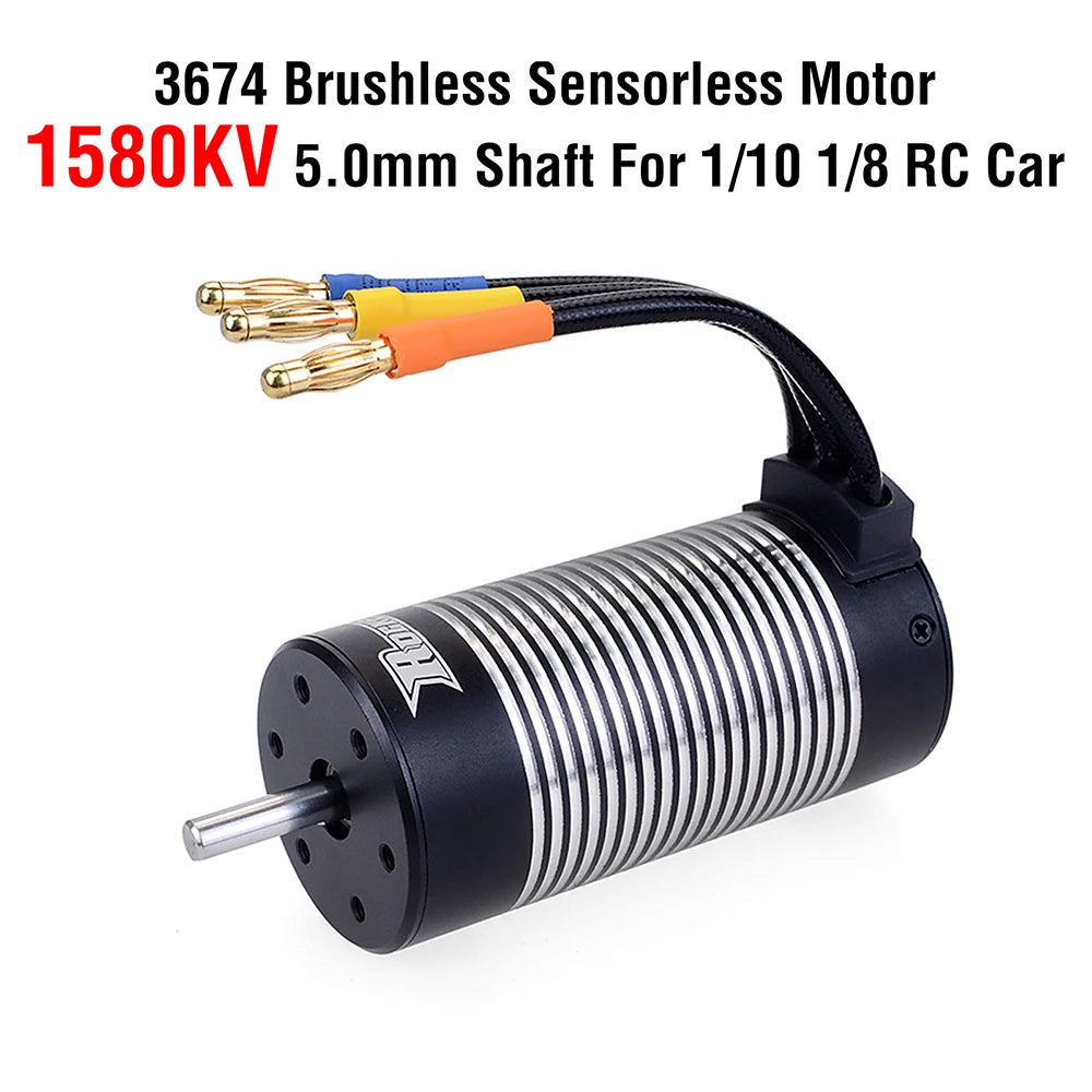 Surpass Hobby Rocket 2845 F540 3650 3660 3665 3670 3674 4068 Waterproof Brushless Motor for 1/10 1/12 RC Car Robot WLtoys 12428
