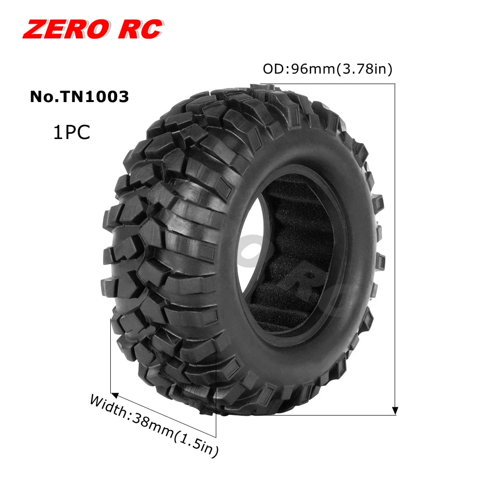 RC TRUCK 1.9" Rock Crawler Tires 90-117mm Tyre For 1/10 Off Road AXIAL SCX10 II III CAPRA TRAXXAS TRX-4 RGT MST RC4WD D90 WHEEL