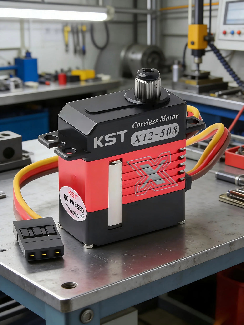 KST X12-508 Digital Micro Servo for RC Helicopters 6.2Kgf.cm Torque 0.07sec Response Time Metal Gear High Voltage HV