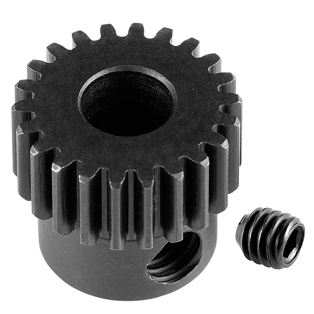 TRINOOD Steel 48P Motor Gear Pinion 17-45T for 5mm Shaft 1/10 1/8 1/6 1/5 RC Buggy Monster Truck Drift Car Off-Road Crawler Part