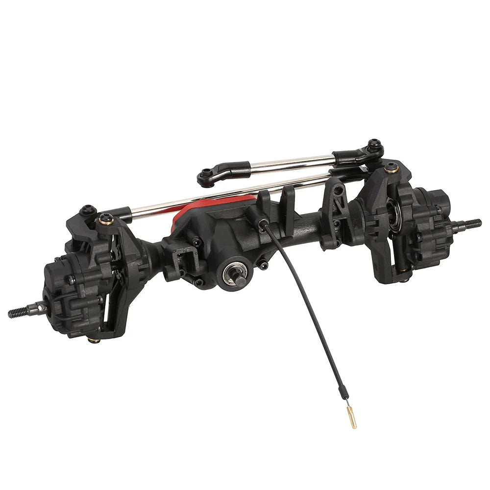 Metal RC Portal Axles 1/10 Front and Rear axle with T-lock Differential for Traxxas TRX-4 Axle RC Car Upgrades Parts