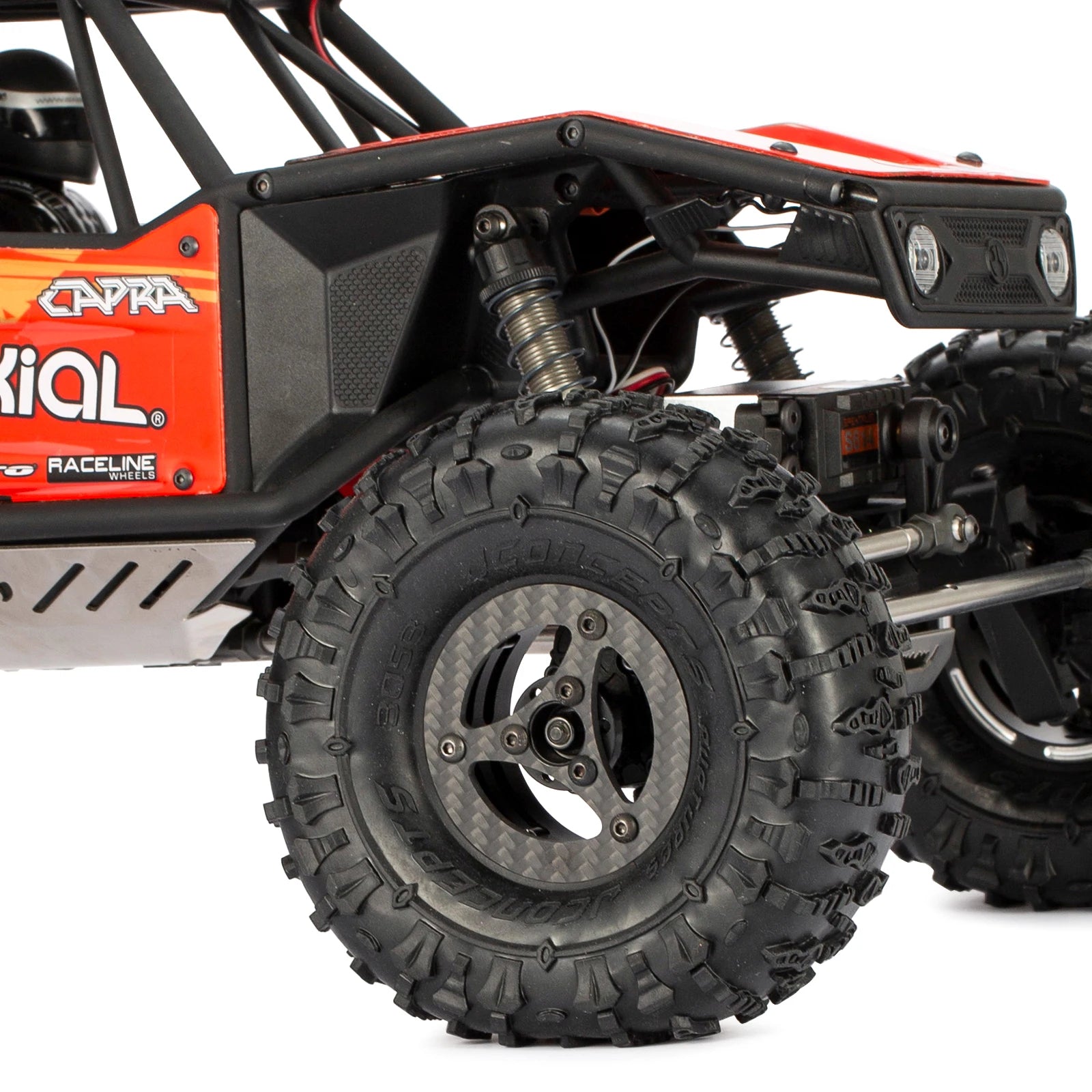 1.9 Inch Carbon Fiber Portal Beadlock Wheels Rims for 1/10 RC Crawler lightweight design GSPEED LCG Chassis Capra SCX10 Pro TRX4
