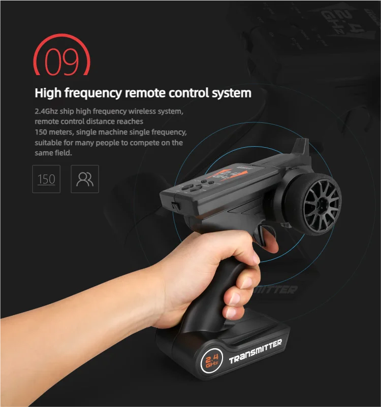 Udirc RC Boat Udi005 50Km/H High Speed Brushless Motor 2.4GHz Remote Control RC Speedboat PvC Electric Boat Toys Gift for Boy