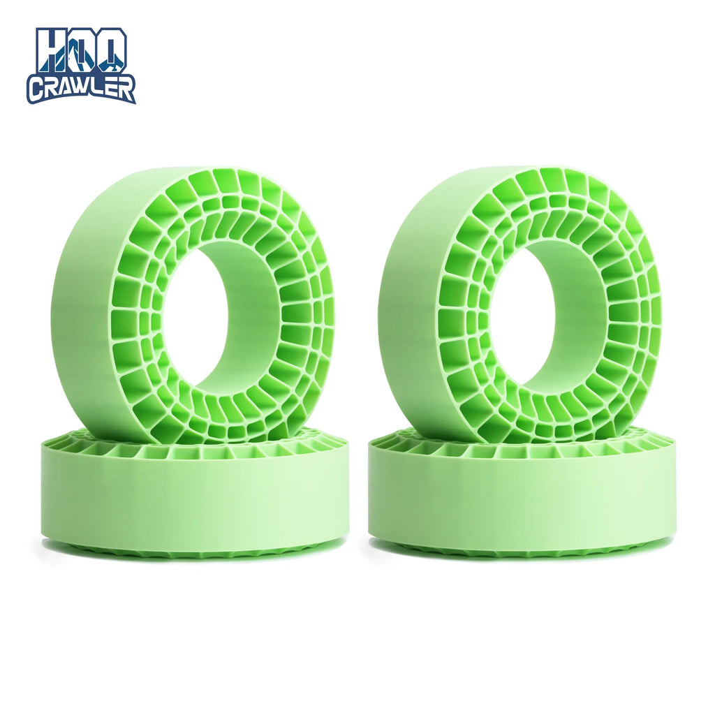 4PCS Waterproof 2.2" Silicone Rubber Insert Foam 125*45mm for 1/10 RC Crawler Car SCX10 Capra Wraith Upgrade Parts