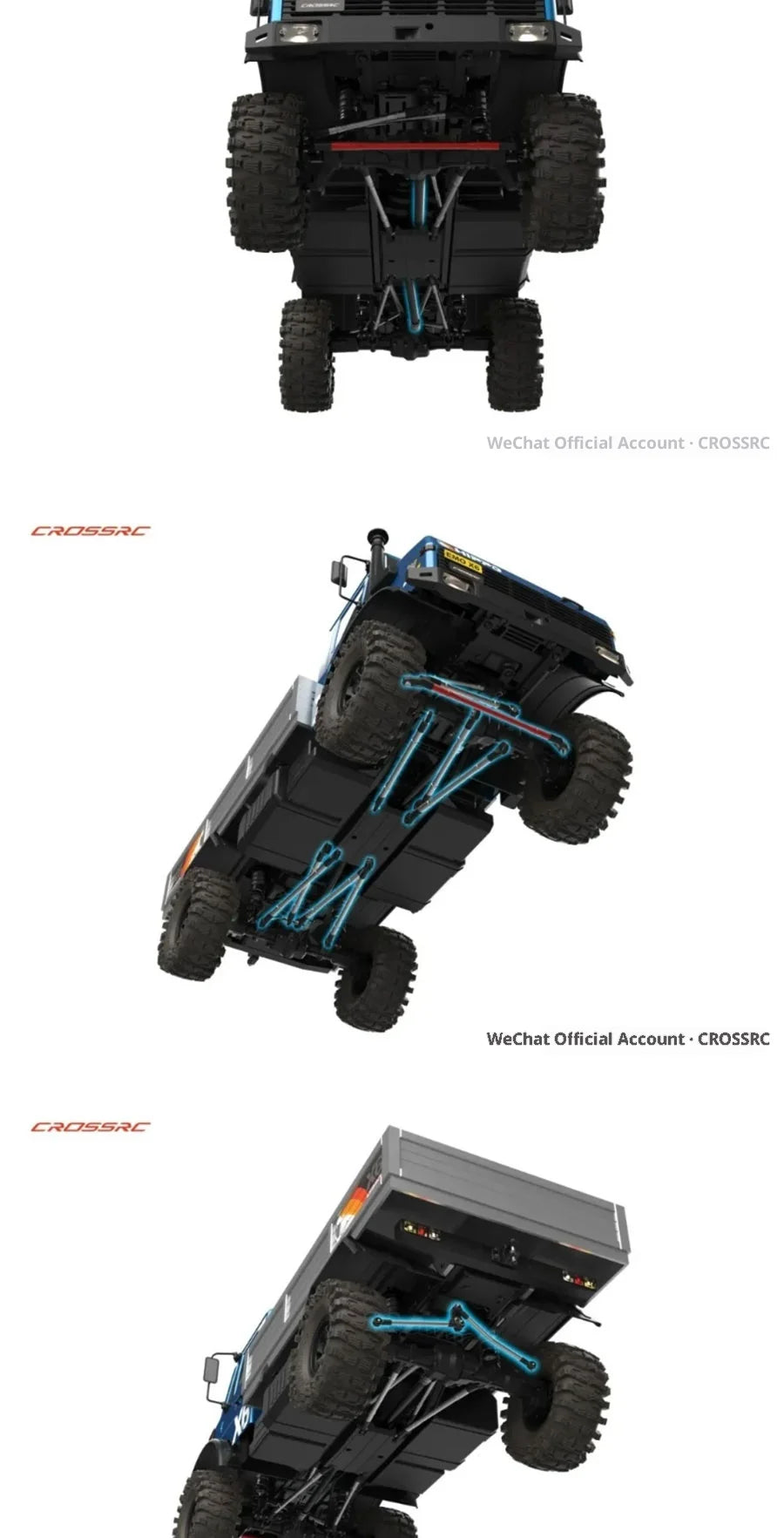 CROSSRC EMO X6 Big Hippo XL3 Big Wild Elephant 1/8 RC Car Simulation Remote Control Electric Climbing Off Road Vehicle Model