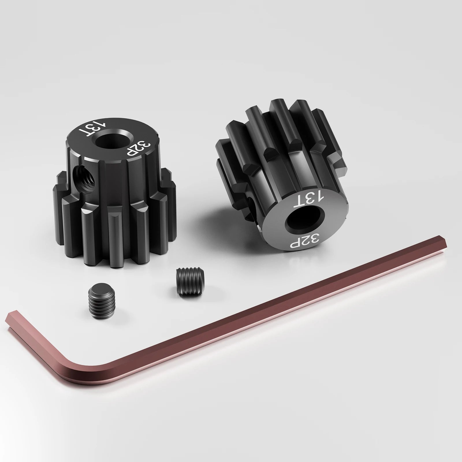 Steel Hardened 48P/32P Pinion Gears 13T 14T 15T 16T 17T 3.175mm Shaft for Traxxas Arrma HSP HPI AXIAL Tamiya Losi 1/10 RC Car