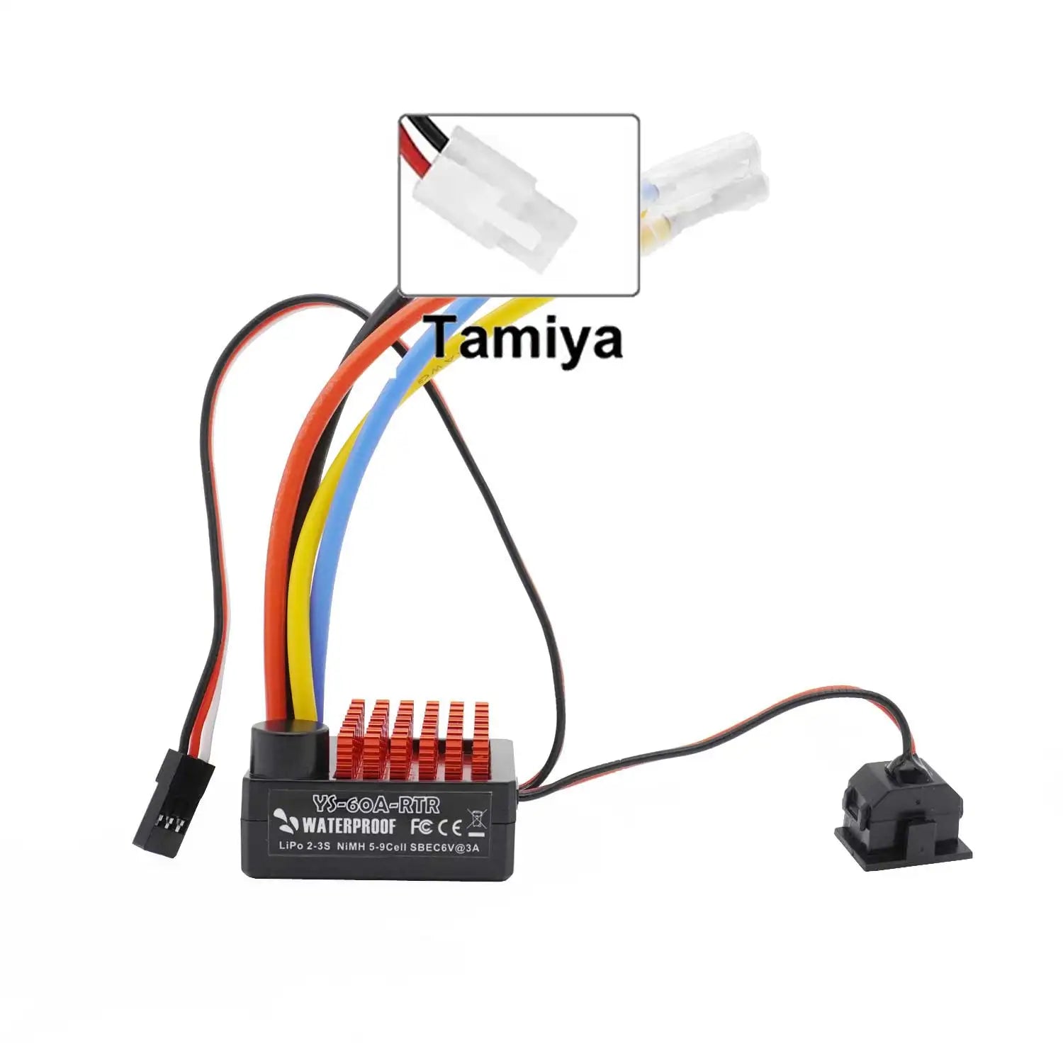 YSIDO 540 Combo Brushed Motor 55T 45T 35T 60A ESC for 1/10 Off-Road Rock Crawler Climbing RC Car Traxxas TRX4 Axial SCX10