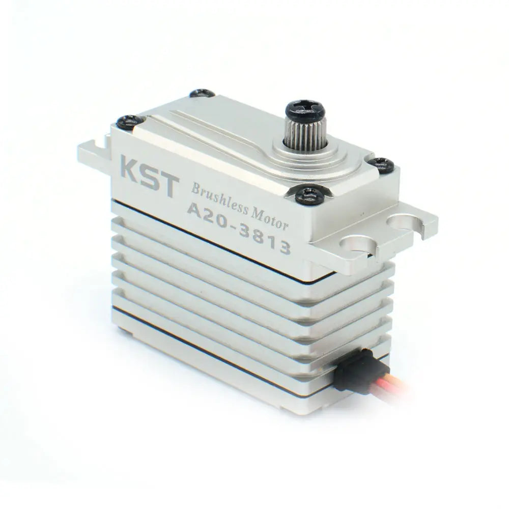 KST A20-3813 Digital Brushless Servo High Pressure Phosphor Bronze Quenched Steel Gear 0.12 Sec 43kg Torque for RC Models