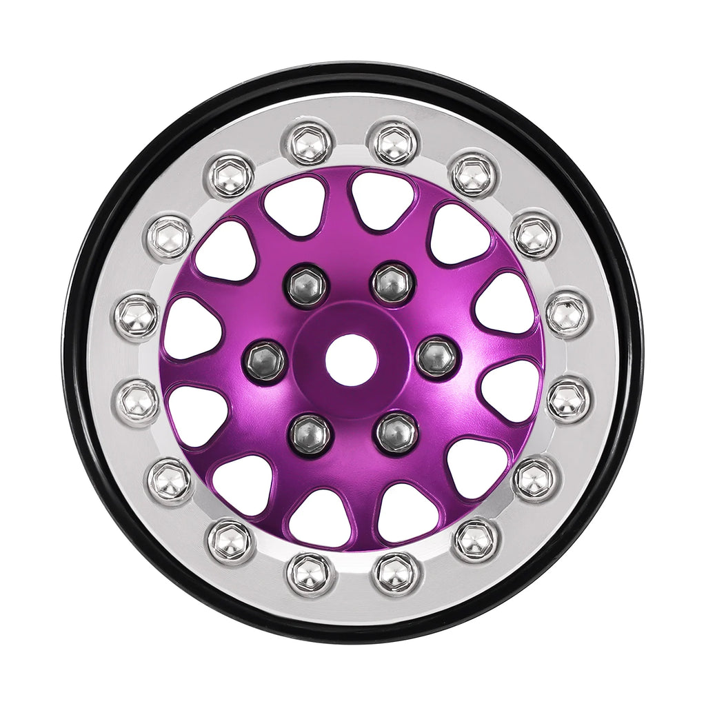 INJORA 1.3" Aluminium Beadlock Wheels for 1/24 1/18 RC Crawler (W1311)