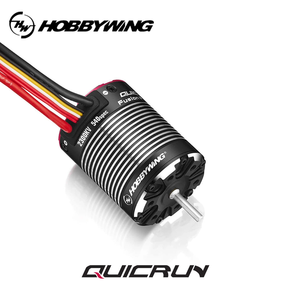 HOBBYWING QuicRun Fusion Pro Elite 50A 2300KV Sensored Brushless Integrated ESC Motor for 1/10 RC Model Car Crawler Accessories