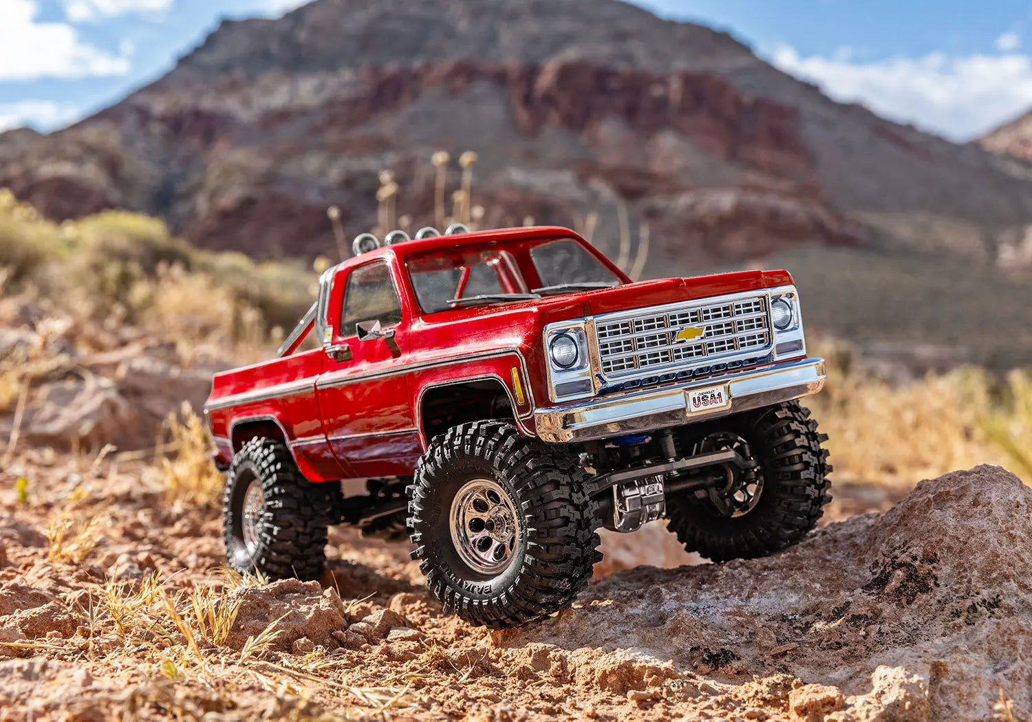 TRAXXAS 1/18 RC Car TRX4M K10 Heightening Crossing Version Of Climbing Car Off-road Vehicle Toys For Adult Kid Gift