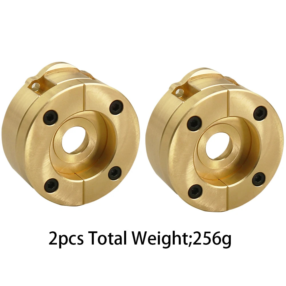 1/10 RC Crawler TRX-4 Brass Heavy Duty Counter Weight Set Portal Drive Axle Housing Bumper Mount TRX4 TRX6 Upgrade Parts