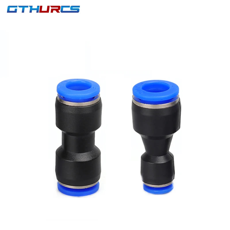 30/40/50/60/70pcs Pneumatic Fitting Straight Push Plastic Connector 6/8/10/12mm Trachea Connector PU  Air Hose Tube