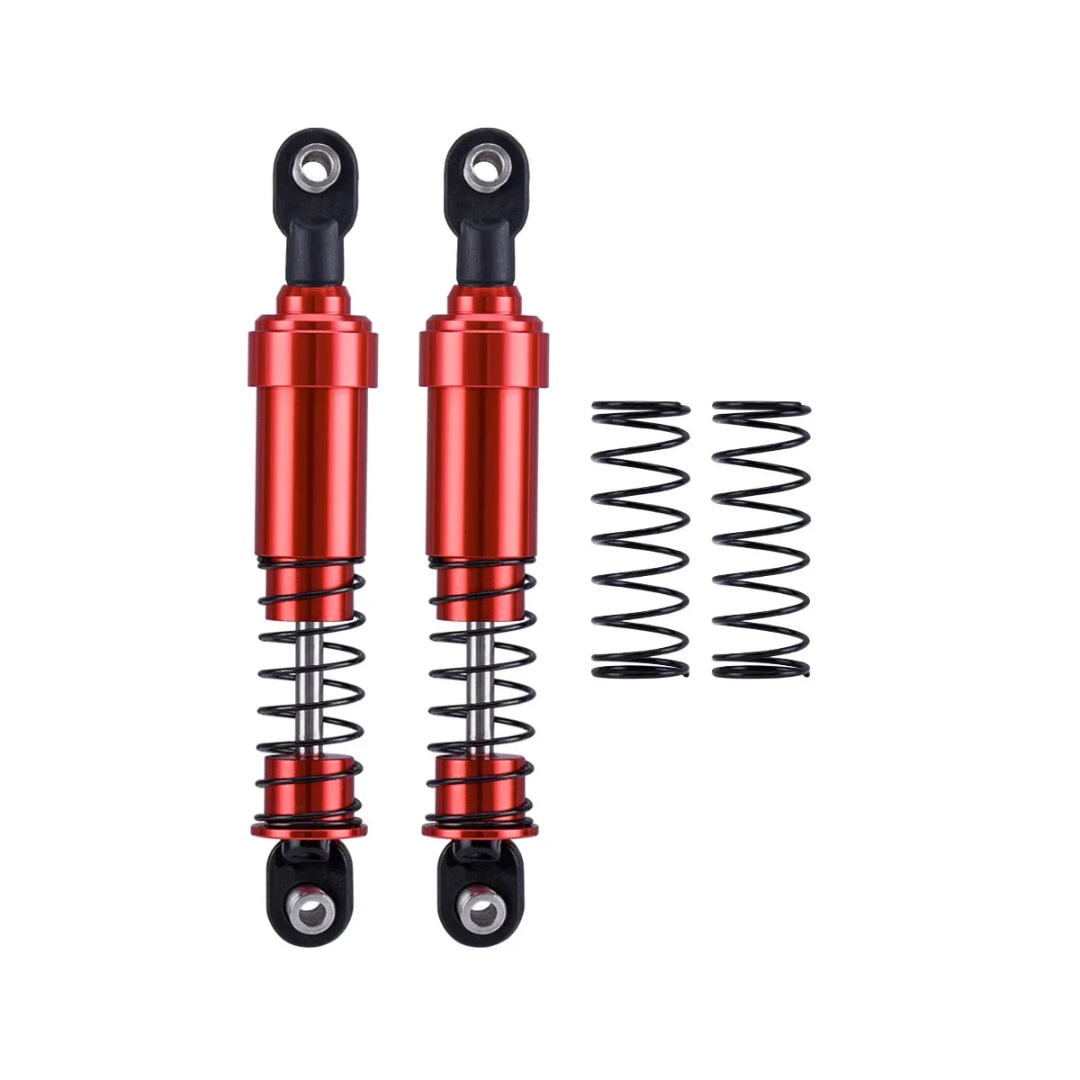 HooCrawler 75mm-115mm Big Bore Shocks with Oil Filled for 1/10 RC Crawler LCG Chassis Cheater Rigs Capra SCX10 TRX4 Gspeed V4