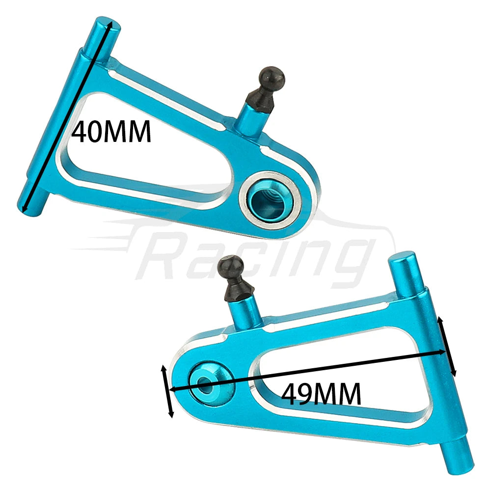 Metal Suspension Arms Steering Knuckle Gearbox Housing Motor Mount CVD Shaft for Tamiya TT01 TT-01 1/10 RC Car Upgrade Parts