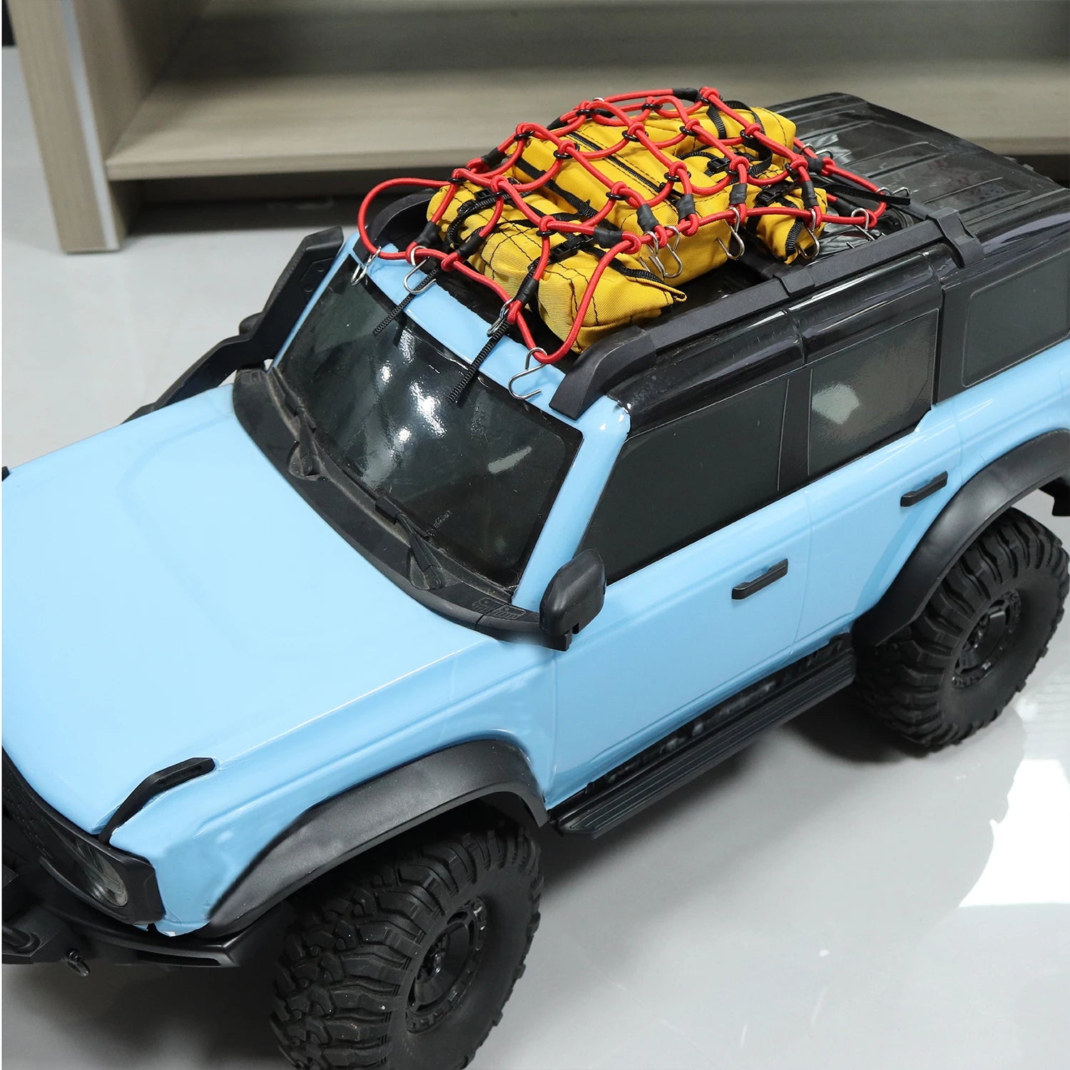 Simulation Replica Bag Roof Travel Bag Scale Decoration Luggage Bag For RC Crawler Car 1/10 1/12 1/18 SCX10 TRX4 TRX4M WPL MN