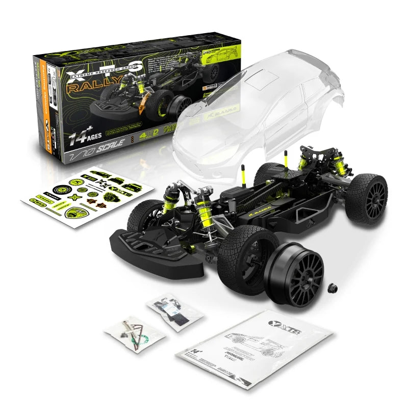 Rc Rally Car 1/10 F10 4wd Rtr Rc Simulation Racing Drift Off-Road Vehicle Model Rally Car 2.4g Remote Control Car Adult Boy Toys