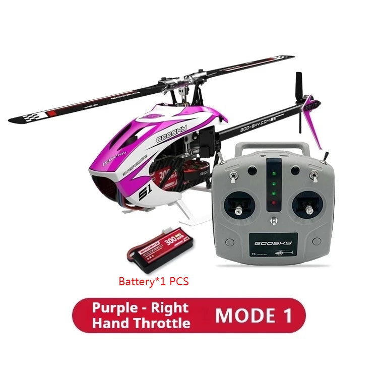 Hot Rc Goosky S1 Bnf/Rtf 6ch 3d Stunt Double Brushless Motor Direct Drive Motor Flybarless Direct-Drive Rc Helicopter Toy Gift