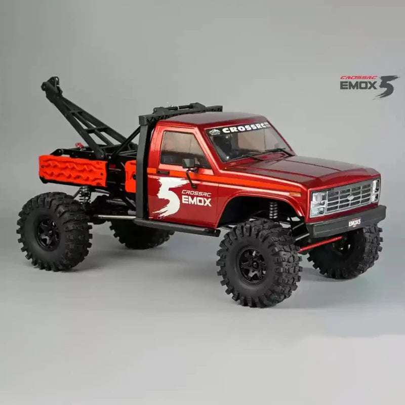 New Crossrc Emo X5 Foc Brushless 1/8 Rc Remote Control Model Cars Off-Road Crawler 4wd Road Rescue Vehicle Children'S Toy Gift
