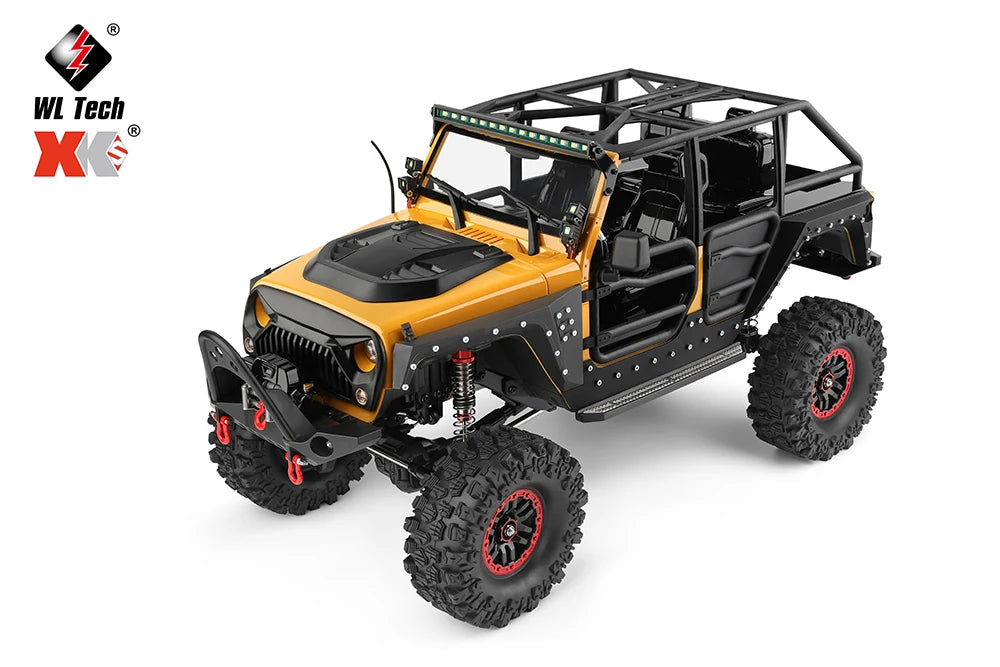 WLtoys 104026 1/10 Professional RC Car Off Road 4x4 2.4G 4WD Remote Control Cars 45 Minutes Working Time Climbing Car Adult Toy