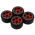 Aluminum Alloy 1.0 Inch Beadlock Wheel Hub Rims for RC Crawler Car 1/24 Axial SCX24 AX24 FCX24 1/18 TRX4M Metal Upgrade Parts