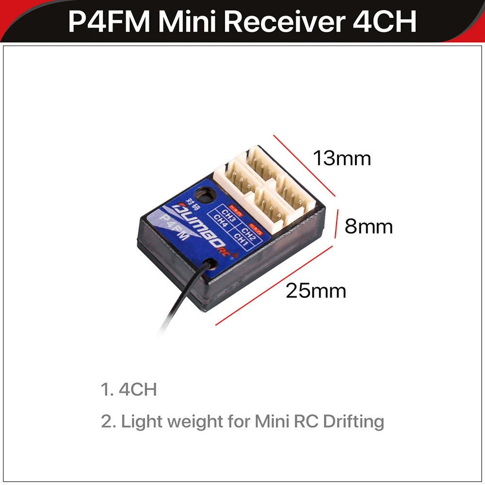 DUMBORC 2.4G 10CH Digital Radio Remote Controller DDF-350 Transmitter with Receiver  for RC Car Boat Tank LCD FHSS System