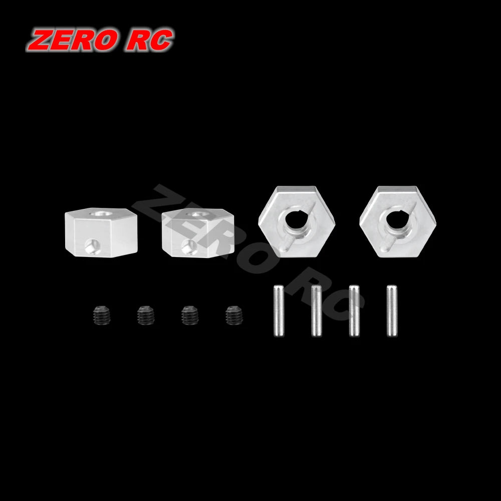 12mm Metal Wheel Hex Hub 5/6/7/8/9/10mm Offset Adapter For 1/10 1/12 HSP Wltoys AXIAL SCX10 II III CAPRA RGT FMS D90 RC Car Axle