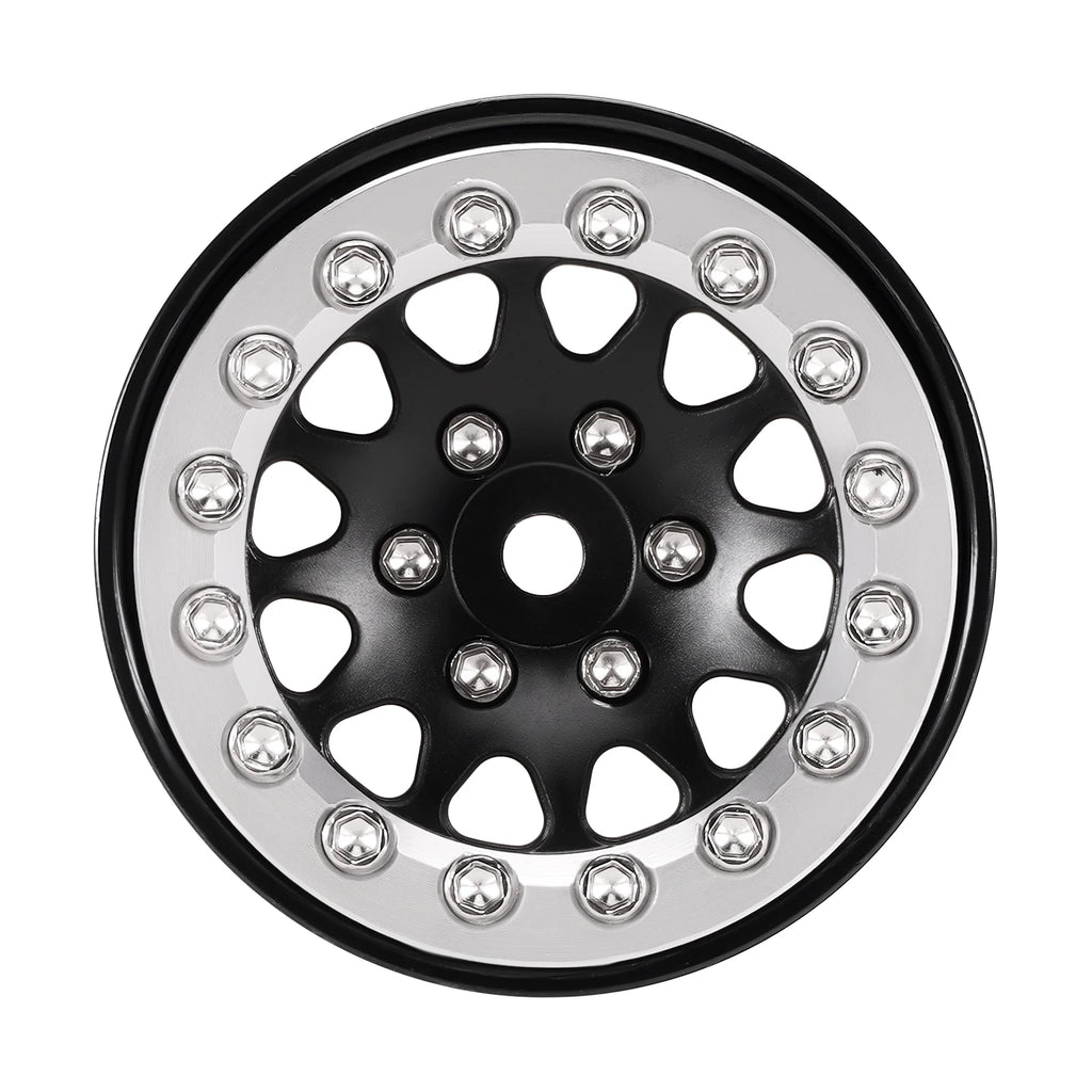 INJORA 1.3" Aluminium Beadlock Wheels for 1/24 1/18 RC Crawler (W1311)