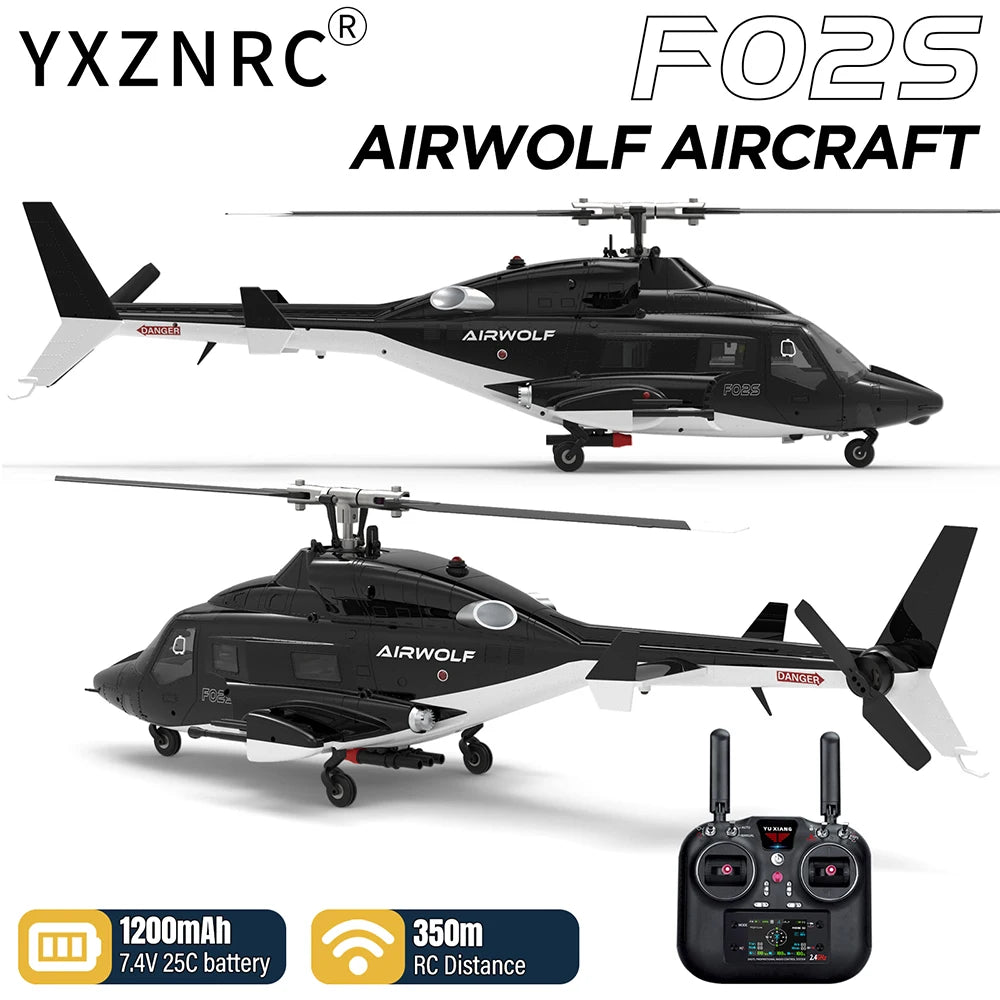 YUXIANG Airwolf RC Helicopter 1:34 9CH GPS Brushless Optical Flow Positioning