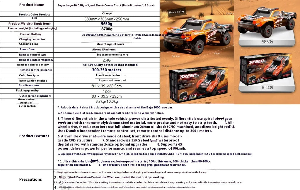 Jjrc High-Speed Brushless Rc Car Remote Control Toy Four-Wheel Drive Off-Road Climbing Racing Model Full-Scale Drifting. Good