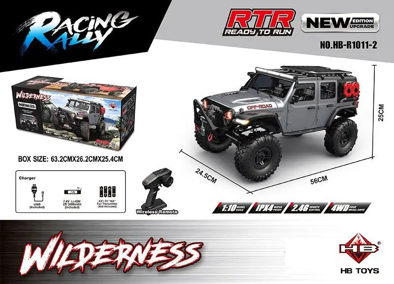 Upgraded R1011/R1012/R1013/R1014/R1015/R1016 Remote Climbing Off Road Vehicle 1:10 Professional Rc 4wd Car Model Boy Toys Gift