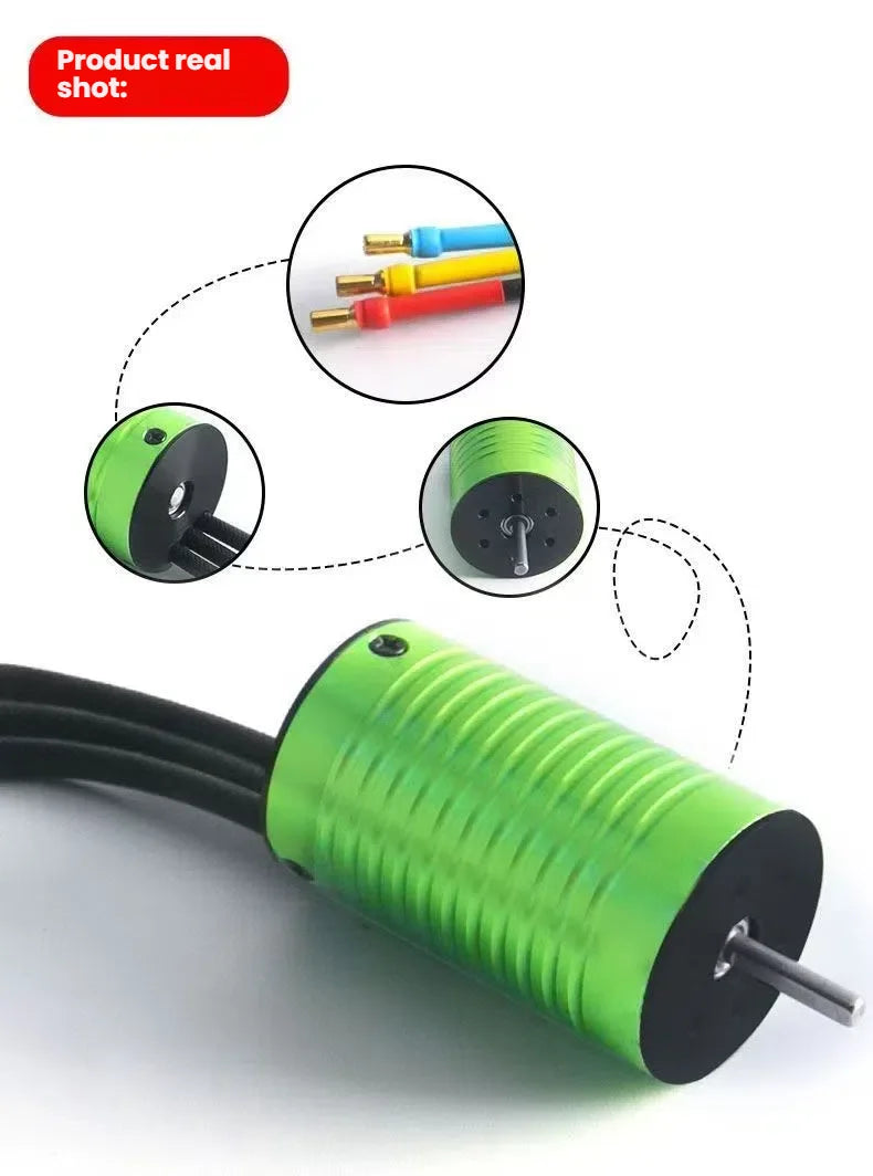 RC motor 2847 4000kv 2847brushless motor 16101/16102 1/16 brushless modification upgrade waterproof electric adjustment 35A/45A