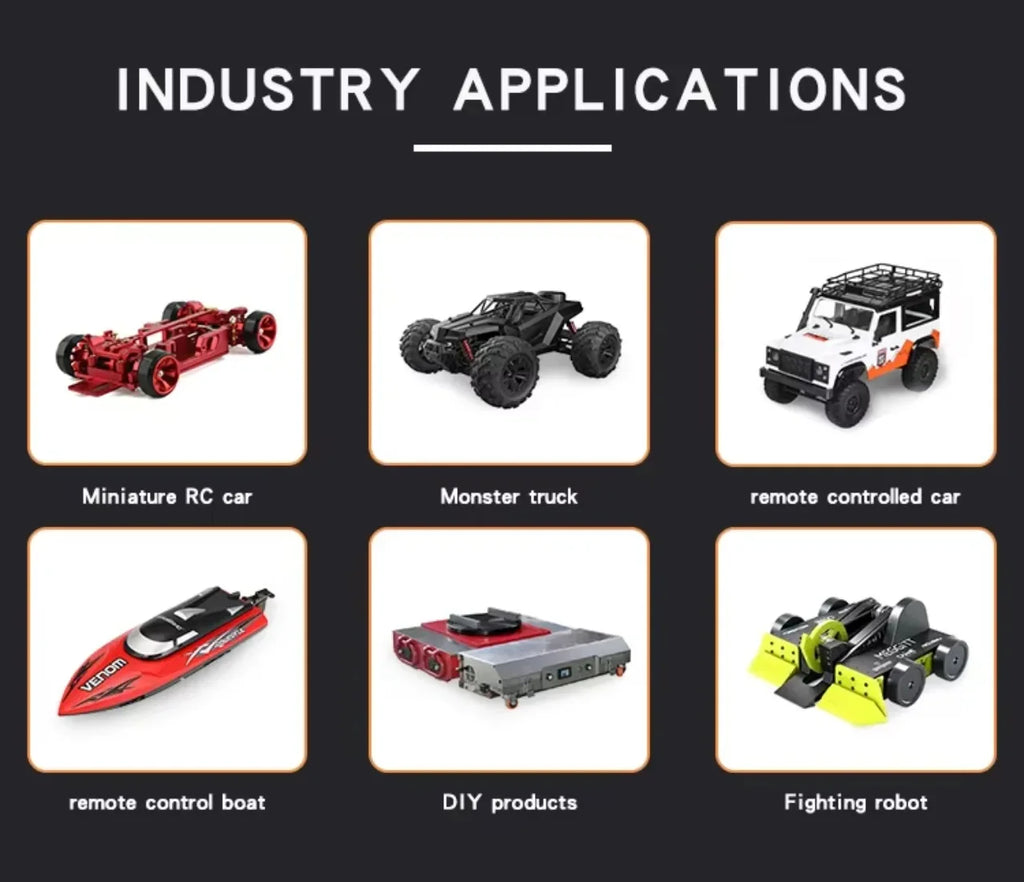HotRC CT-10B 10CH 2.4G Color Screen Transmitter 10 Channel Remote Control F-10A F-01A 4/6/8/10CH Gyro Receiver for RC Car Boat
