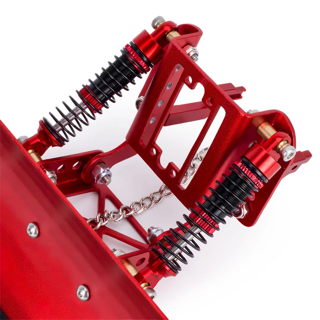 Adjustable Aluminum Alloy Snow & Sand Shovel for 1/18 1/24 RC Crawler - Fits TRX4M & SCX24, Metal Upgrade Shovel Accessory