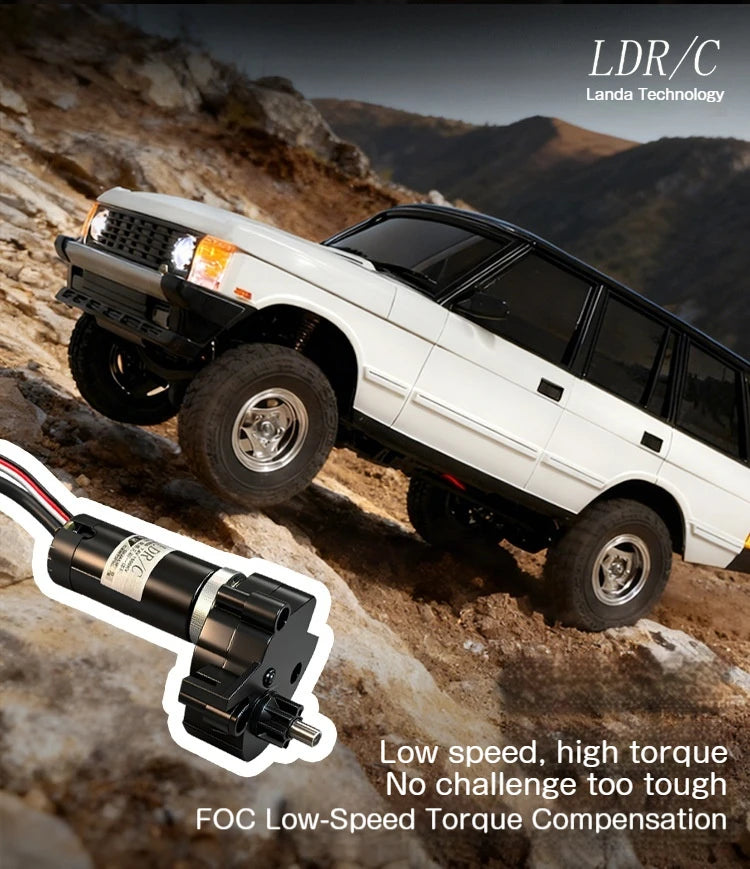 1/18 LDRC LD18401Pro Rc Car LD18401 PRO 4WD Offroad High-speed Climbing Brushless Inductive ESC Vehicle RC Car Children's Gifts