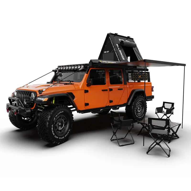 RLAARLO JK07 Pro RC Cars Off-Road 1/7 Scale Electric RC Crawler with Two-Speed Transmission, Model Car Gift for RC Enthusiasts