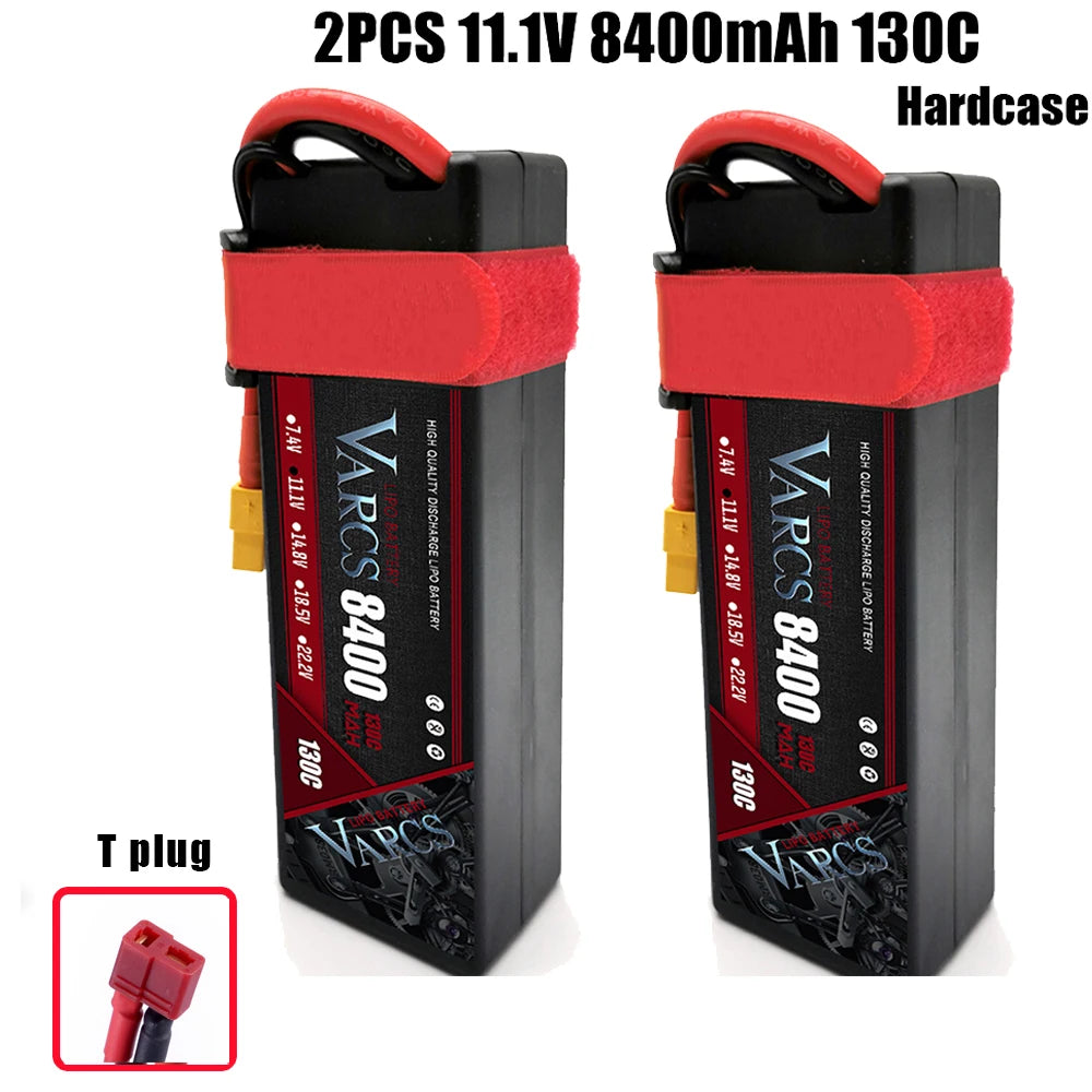 VARCS Lipo 3S 4S Lipo 14.8V 15.2V 11.1V 11.4V Battery 6500mah 7000mah  8400mah 9200mah 10000mah 6200ma 5200mah XT90 EC5 RC Car