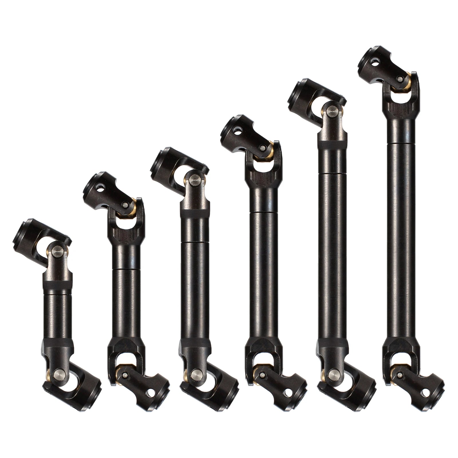 Hardened Steel Driveshaft Heavy-Duty RC Car Drive Shaft for 1/10 RC Crawler SCX10 II III Pro Wraith Capra RR10 TRX4 Element LCG